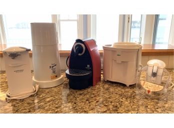 Nespresso Coffee Maker And Salton Juicer