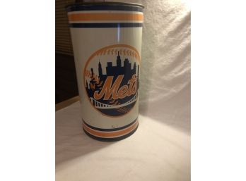 Vintage Mets Waste Can