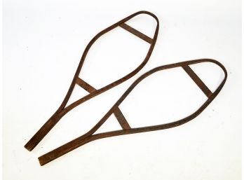 A Pair Of Antique Snow Shoe Frames