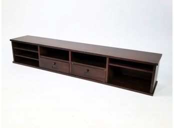 A Wood Wall Mount Shelf