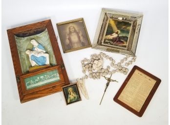 An Assortment Of Religious Items