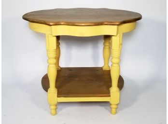 A Painted Pine Occasional Table