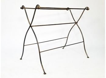 A Vintage Cast Iron Blanket Rack