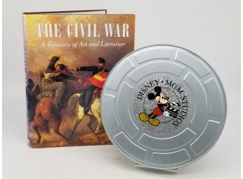 A Civil War Art Book And Disney Film Reel Case