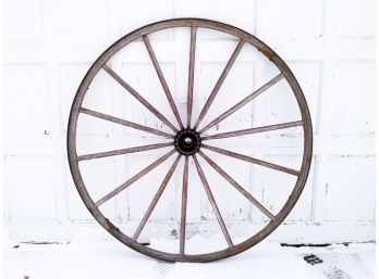 An Antique Wagon Wheel