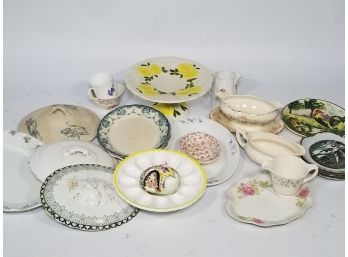 A Large Collection Of Vintage Porcelain