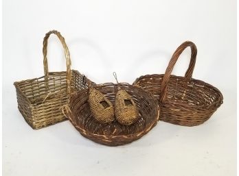 An Antique Basket Assortment