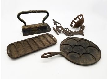 An Antique Cast Iron Assortment