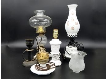 A Collection Of Small Lamps