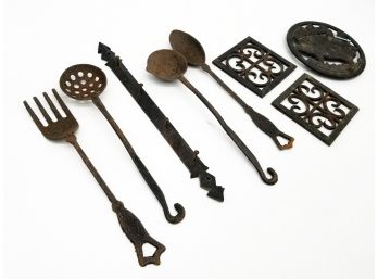 An Antique Cast Iron Assortment