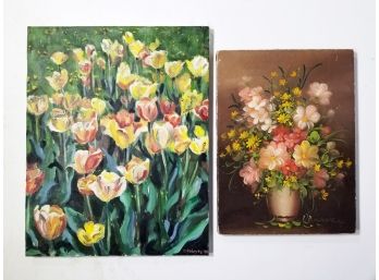 A Pairing Of Original Oil Paintings