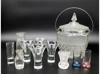 A Glass And Crystal Assortment