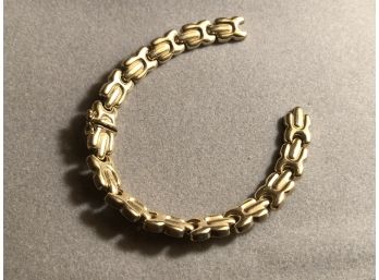 Gold Bracelet Marked 585 Italy