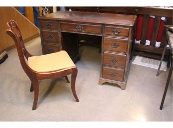 Vintage Desk And Chair