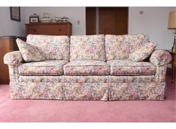 Ethan Allen Floral Sofa