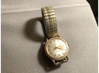 Mens Watch 14K Gold Case And 10k Gold Filled Band