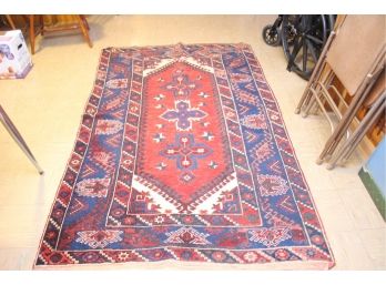 Handmade Turkish Rug With Tassels