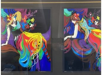 Isaac Maimon Signed Double Prints From The Paris Nights Suite