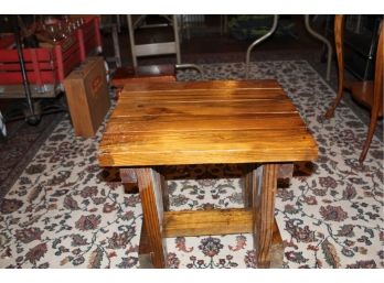 Solid, Strong End Table Or Night Stand Or Seat