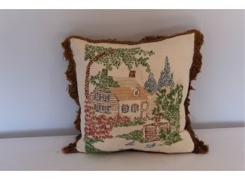 TP Saddle Blanket Embroidered Throw Pillow