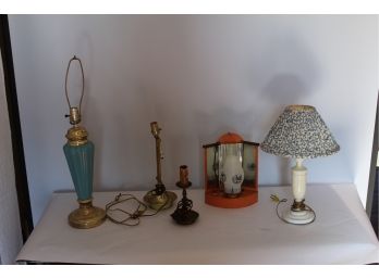 Lot Of 5 Lamps