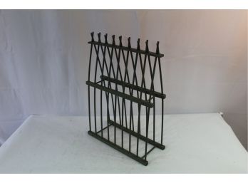 Wooden Plate Display Rack