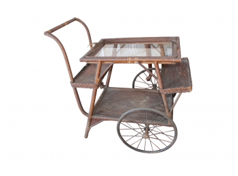 Antique Vintage Serving Cart