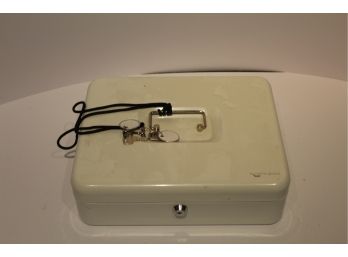 White Cash Box