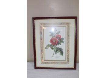 Rose Print With Cherry Frame