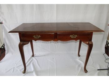 Queen Anne 2 Drawer Desk Sofa Table