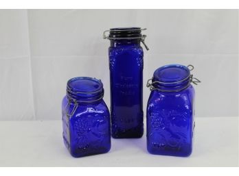 Blue Jar Set