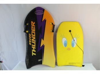 Snow Boogie Sled And Tweety Water Boogie Board