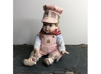 Danbury Mint 'Jimmy' Doll With Train Overalls