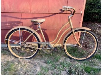 Vintage Orange Schwinn Bicycle