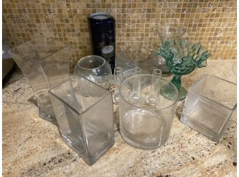 Miscellaneous Glass Vase Lot