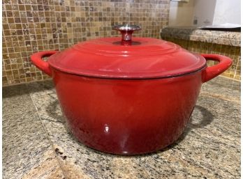 6.5 Quart Enamel Lidded Cooking Bowl