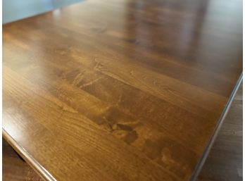 Ethan Allen Wood Dining Table W/ Leaf