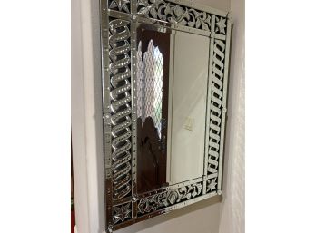 Large Ornate Glass Hallway Mirror