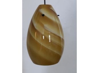 3 Modern Amber Pendant Lights