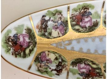 Vintage Arnat Oval Relish Dish