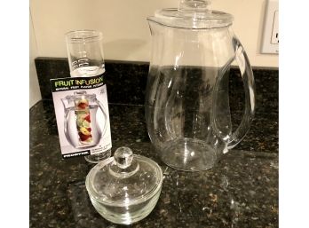 Fruit Infusion Set With Pitcher - Brand New