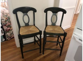 Two Pottery Barn Counter Height Stools