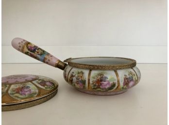 Porcelain Bowl With Gold Gilt