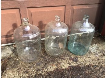 Large Vintage Bottle Lot 0f 3