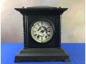 Cast Iron Mantle Clock