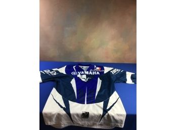 Blue And White Signed Jersey