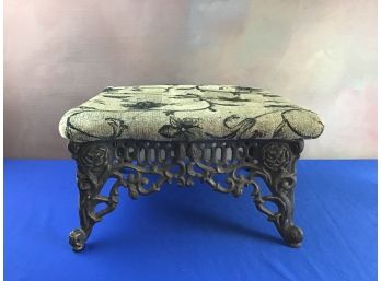 Iron Base Foot Stool