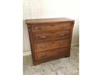 Antique Solid Wood Chest Of Drawers