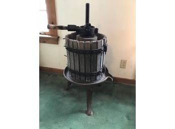 Antique Wine Press