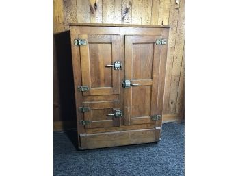 Antique Oak Icebox